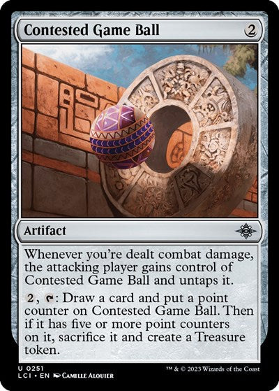 Contested Game Ball (The Lost Caverns of Ixalan) Near Mint Foil