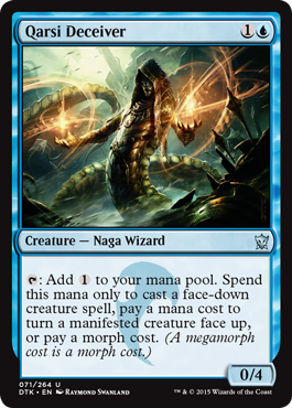 Qarsi Deceiver (Dragons of Tarkir) Light Play Foil