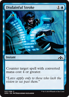 Disdainful Stroke (Guilds of Ravnica) Light Play