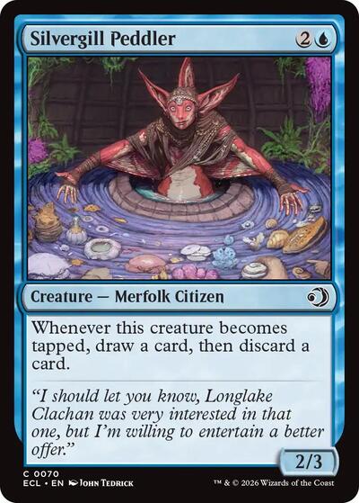 Silvergill Peddler (Lorwyn Eclipsed) Near Mint Foil