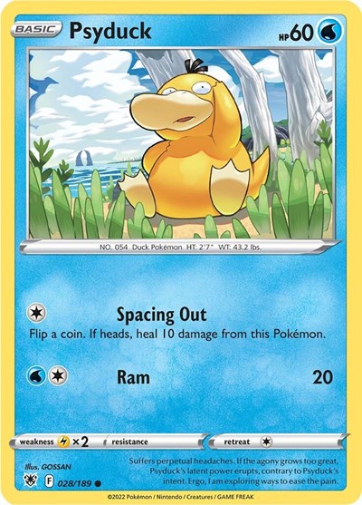 Psyduck (SWSH10: Astral Radiance) Near Mint Reverse Holofoil