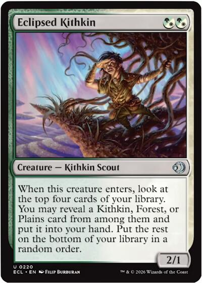 Eclipsed Kithkin (Lorwyn Eclipsed) Near Mint Foil