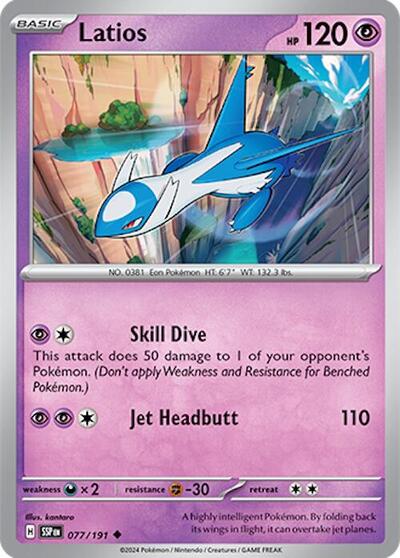 Latios - 077 (SV08: Surging Sparks) Near Mint Reverse Holofoil