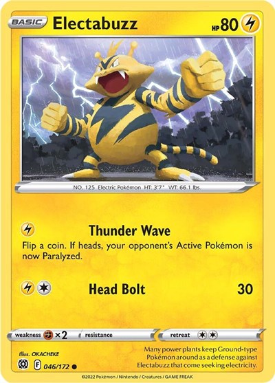 Electabuzz (SWSH09: Brilliant Stars) Near Mint