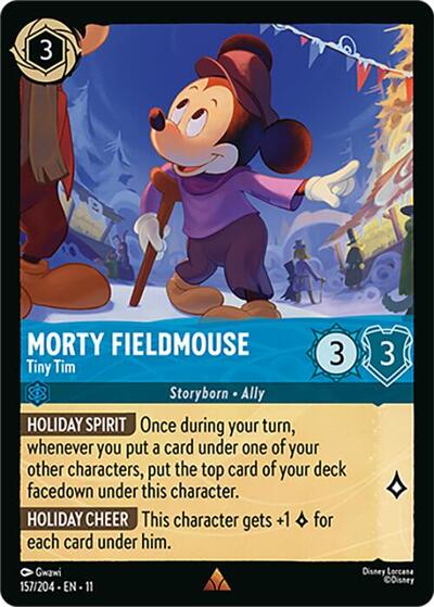Morty Fieldmouse - Tiny Tim (Winterspell) Near Mint Cold Foil