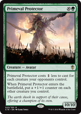 Primeval Protector (Commander 2016 Edition) Light Play