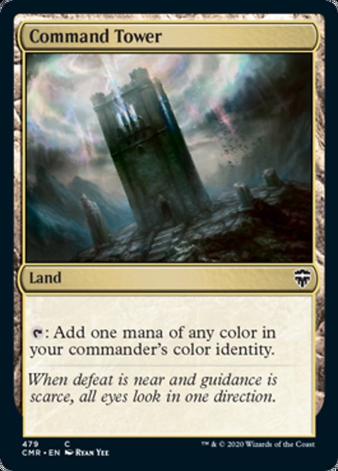Command Tower (Commander 2020 Commander Legends) Light Play