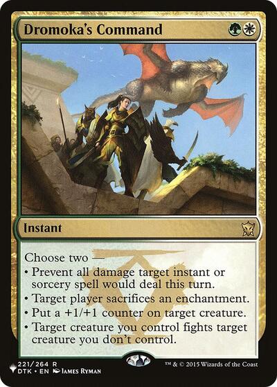 Dromoka's Command (The List) Near Mint