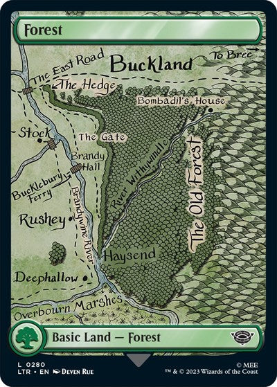 Forest (0280) (Universes Beyond: The Lord of the Rings: Tales of Middle-earth) Near Mint Foil