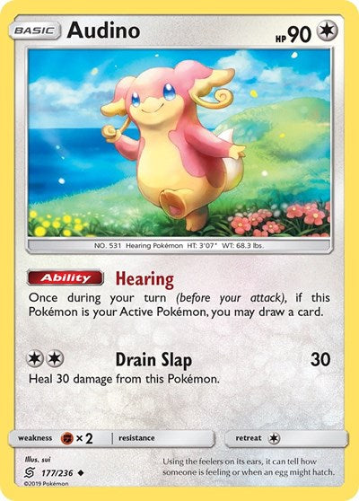 Audino (SM - Unified Minds) Near Mint Reverse Holofoil