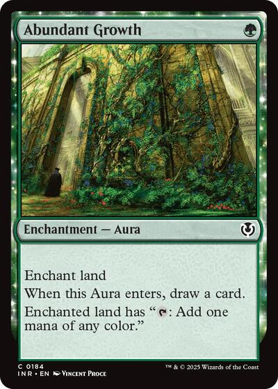 Abundant Growth (Innistrad Remastered) Light Play Foil