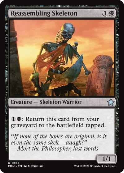 Reassembling Skeleton (Foundations) Near Mint