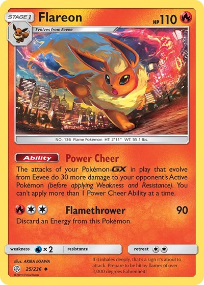 Flareon (SM - Cosmic Eclipse) Near Mint