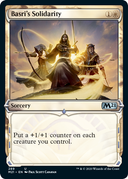 Basri's Solidarity (Showcase) (Magic 2021 Core Set) Near Mint