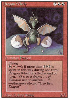 Dragon Whelp (Revised) Light Play