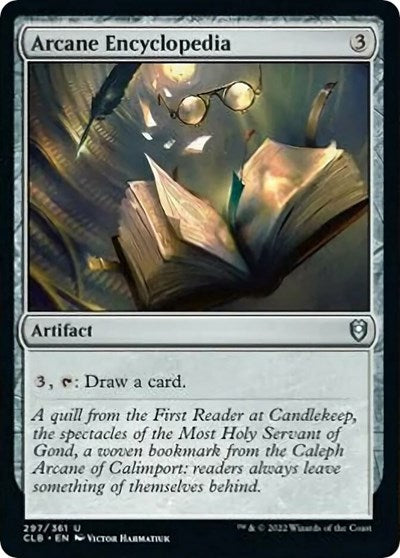 Arcane Encyclopedia (Commander Legends: Battle for Baldur's Gate) Light Play Foil
