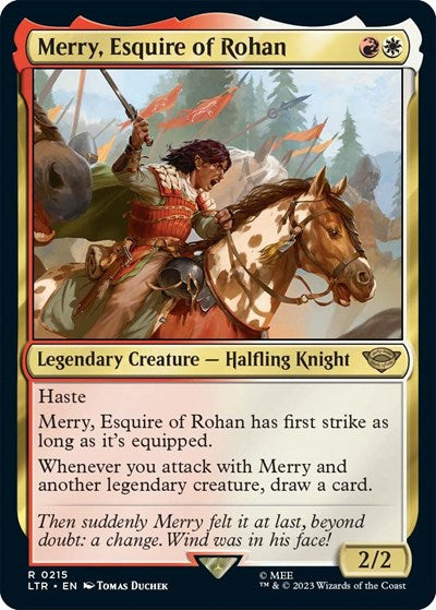 Merry, Esquire of Rohan (Universes Beyond: The Lord of the Rings: Tales of Middle-earth) Near Mint