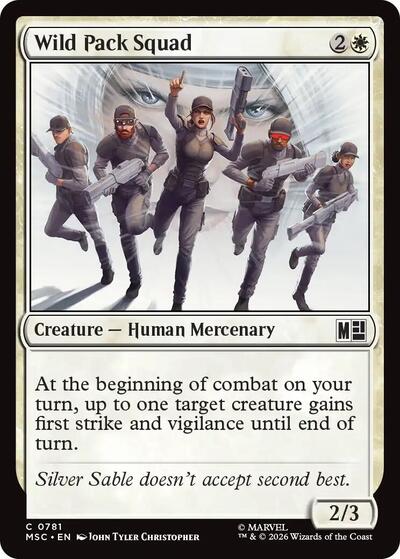 Wild Pack Squad (Commander: Marvel Super Heroes) Near Mint