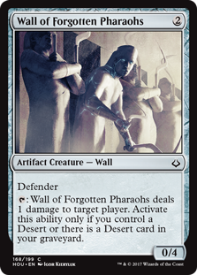 Wall of Forgotten Pharaohs (Hour of Devastation) Light Play Foil