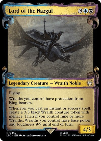 Lord of the Nazgul (Showcase Scrolls) (Commander: The Lord of the Rings: Tales of Middle-earth) Light Play