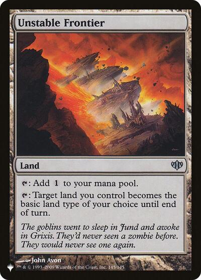Unstable Frontier (The List) Near Mint