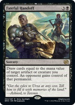 Fateful Handoff (The Brothers' War) Near Mint Foil