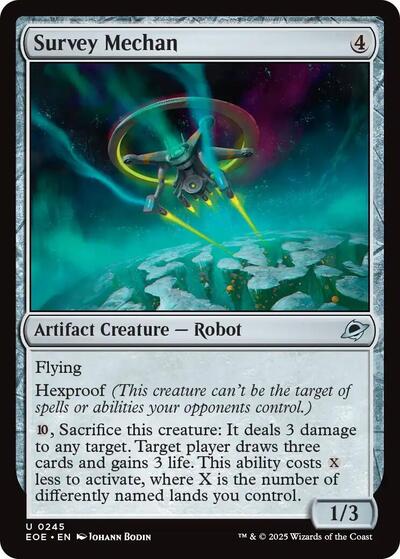 Survey Mechan (Edge of Eternities) Near Mint Foil