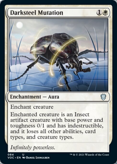 Darksteel Mutation (Commander 2021 Crimson Vow) Light Play