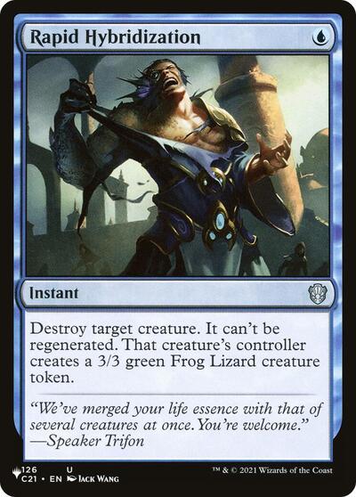 Rapid Hybridization (The List) Near Mint