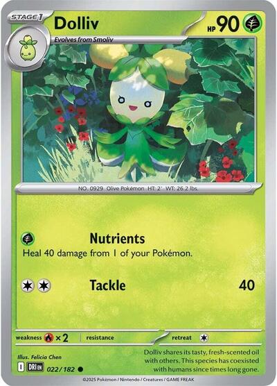 Dolliv (SV10: Destined Rivals) Near Mint