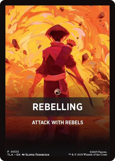Rebelling Theme Card (Avatar: The Last Airbender) Near Mint