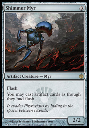 Shimmer Myr (Mirrodin Besieged) Light Play
