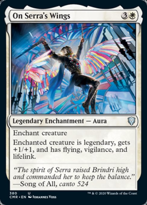 On Serra's Wings (Commander 2020 Commander Legends) Light Play