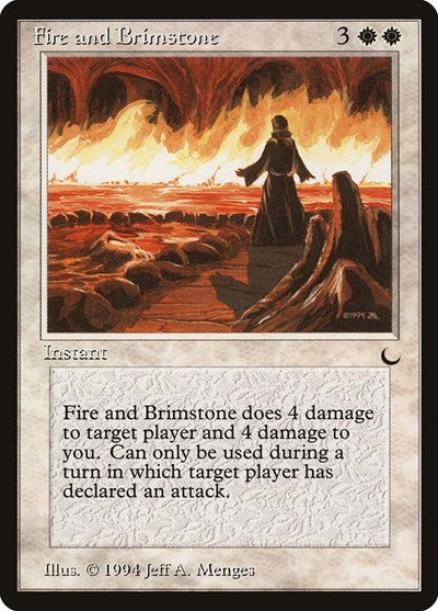 Fire and Brimstone (The Dark) Light Play