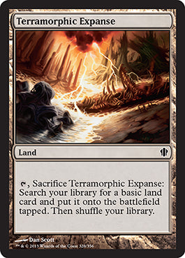 Terramorphic Expanse (Commander 2013 Edition) Light Play