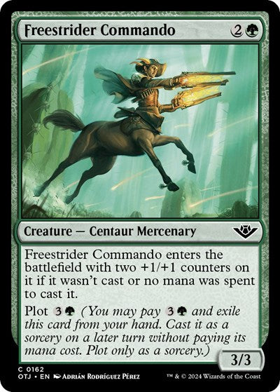 Freestrider Commando (Outlaws of Thunder Junction) Light Play Foil