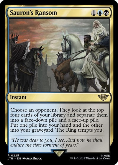 Sauron's Ransom (Universes Beyond: The Lord of the Rings: Tales of Middle-earth) Near Mint Foil