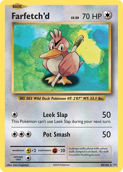 Farfetch'd (XY - Evolutions) Light Play Reverse Holofoil