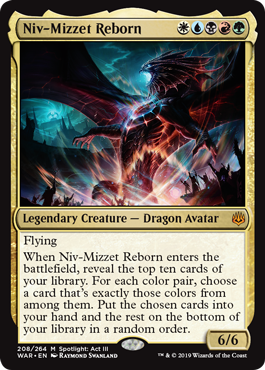 Niv-Mizzet Reborn (War of the Spark) Light Play