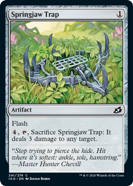 Springjaw Trap (Ikoria: Lair of Behemoths) Light Play Foil
