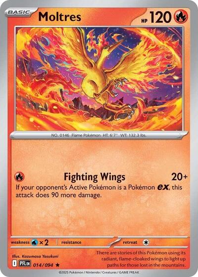 Moltres (ME02: Phantasmal Flames) Near Mint Holofoil