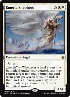 Emeria Shepherd (Battle for Zendikar) Light Play