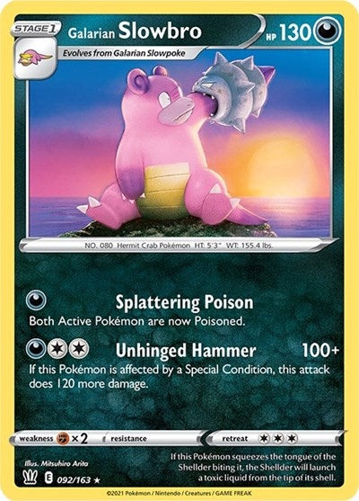Galarian Slowbro (SWSH05: Battle Styles) Near Mint Reverse Holofoil