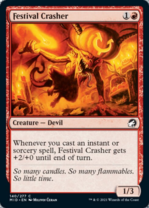 Festival Crasher (Innistrad: Midnight Hunt) Light Play Foil
