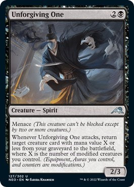 Unforgiving One (Kamigawa: Neon Dynasty) Near Mint Foil