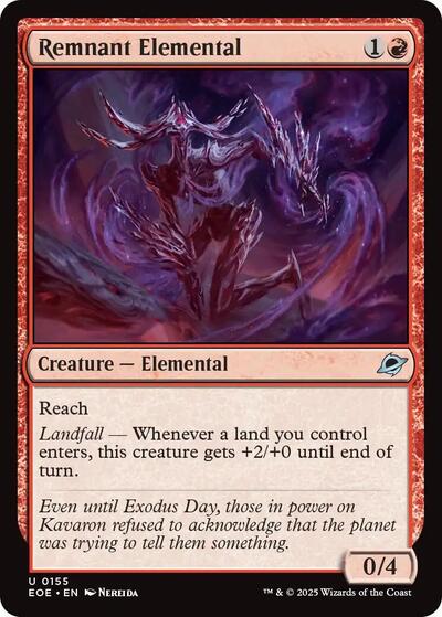 Remnant Elemental (Edge of Eternities) Near Mint Foil