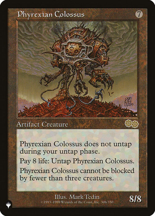 Phyrexian Colossus (The List) Light Play