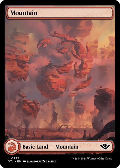 Mountain (0275) (Outlaws of Thunder Junction) Light Play Foil