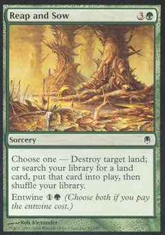 Reap and Sow (Darksteel) Light Play