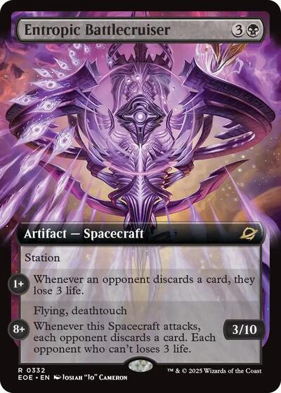 Entropic Battlecruiser (Extended Art) (Edge of Eternities) Near Mint